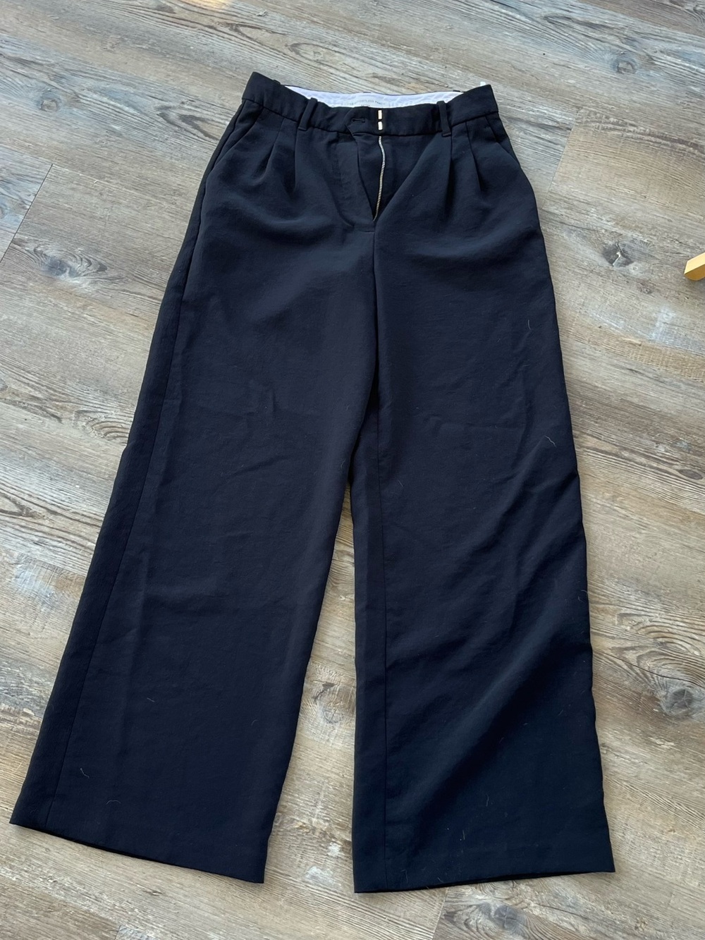 Aritzia Wide-Leg High-Rise Pants in Black